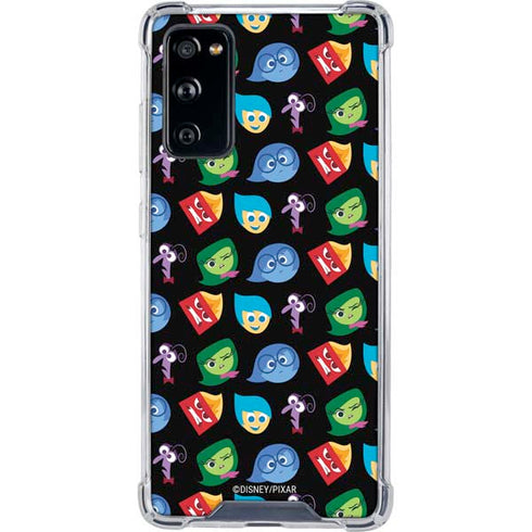 Disney Inside Out Character Pattern Galaxy S20 FE Clear Case