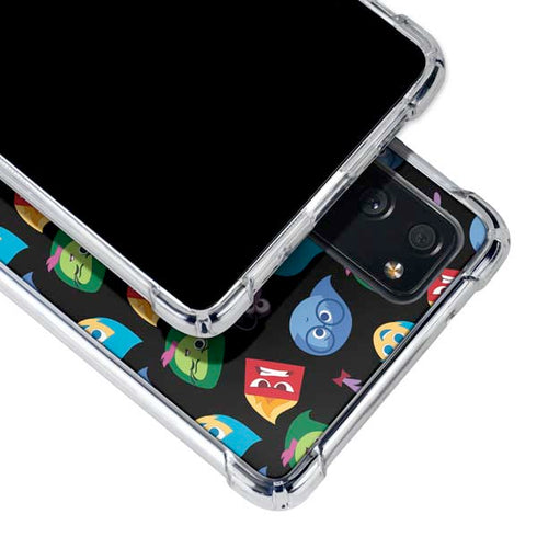 Disney Inside Out Character Pattern Galaxy S20 FE Clear Case