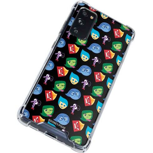 Disney Inside Out Character Pattern Galaxy S20 FE Clear Case