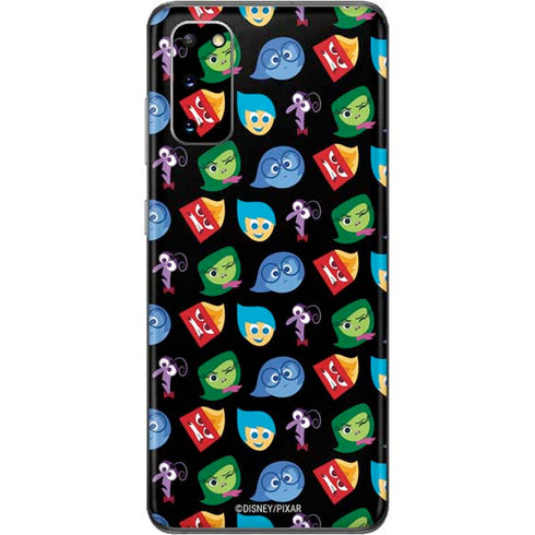 Disney Inside Out Character Pattern Galaxy S20 Skin