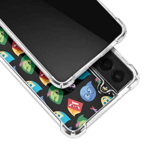 Disney Inside Out Character Pattern Galaxy S21 5G Clear Case