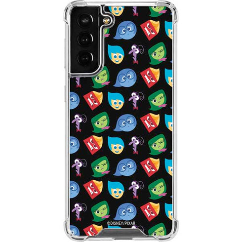 Disney Inside Out Character Pattern Galaxy S22 Plus Clear Case