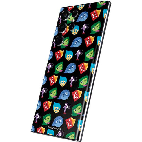 Disney Inside Out Character Pattern Galaxy S22 Ultra Skin