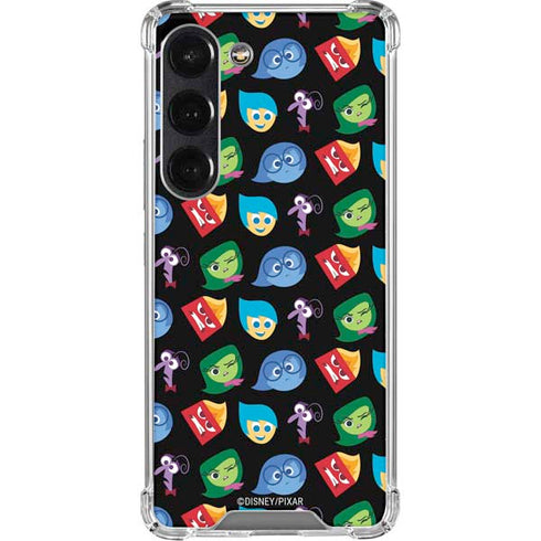 Disney Inside Out Character Pattern Galaxy S23 Clear Case