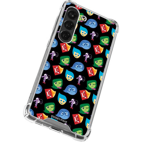 Disney Inside Out Character Pattern Galaxy S23 Clear Case