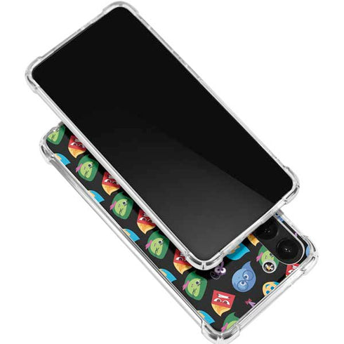 Disney Inside Out Character Pattern Galaxy S23 Clear Case
