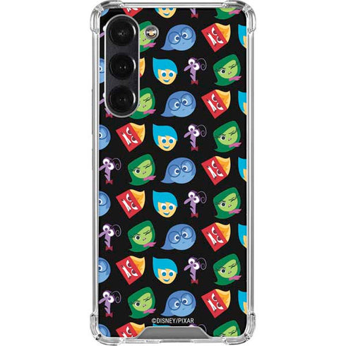 Disney Inside Out Character Pattern Galaxy S23 Plus Clear Case
