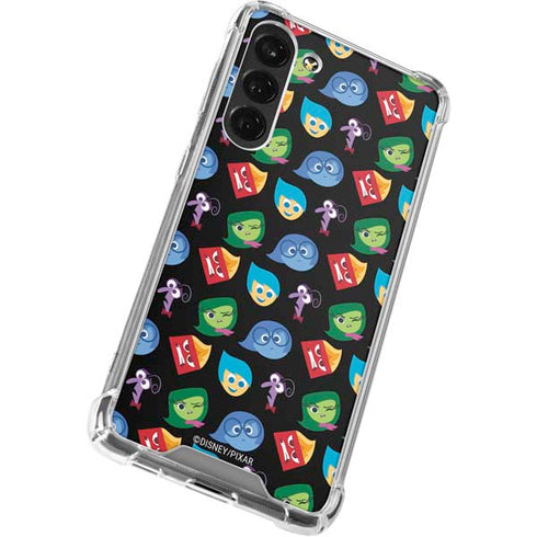 Disney Inside Out Character Pattern Galaxy S23 Plus Clear Case