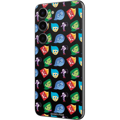 Disney Inside Out Character Pattern Galaxy S23 Skin