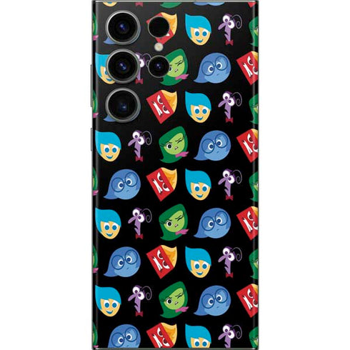 Disney Inside Out Character Pattern Galaxy S23 Ultra Skin