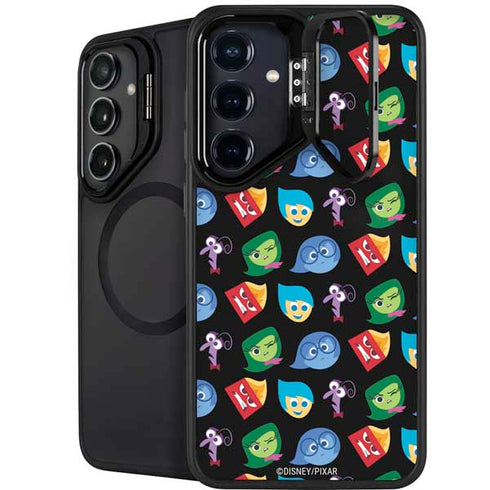 Disney Inside Out Character Pattern Galaxy S25 Kickstand Case