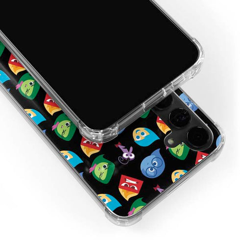 Disney Inside Out Character Pattern Galaxy S24 Plus Clear Case