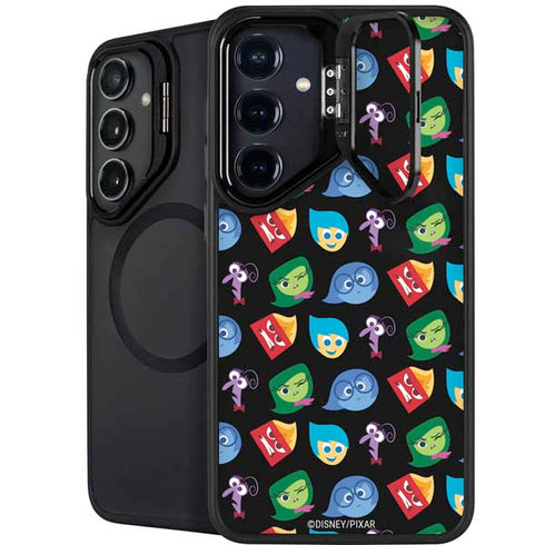 Disney Inside Out Character Pattern Galaxy S25 Plus Kickstand Case
