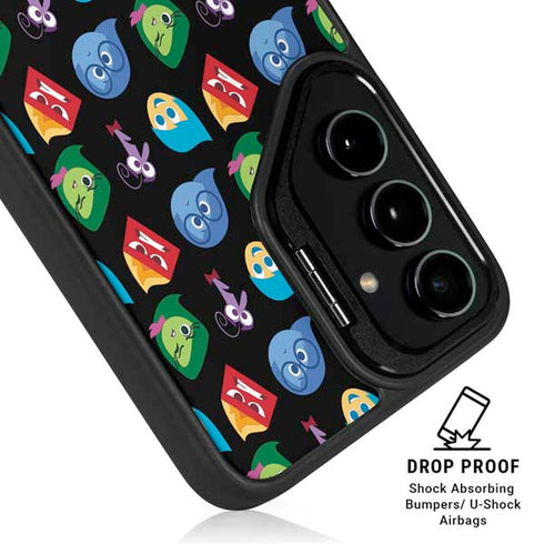 Disney Inside Out Character Pattern Galaxy S24 Plus Kickstand Case