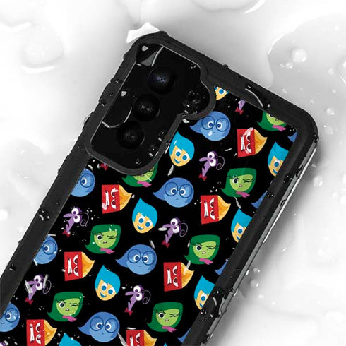 Disney Inside Out Character Pattern Galaxy S24 Plus Waterproof Case