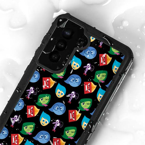 Disney Inside Out Character Pattern Galaxy S24 Waterproof Case