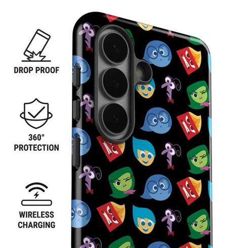 Disney Inside Out Character Pattern Galaxy S26 Plus Impact Case