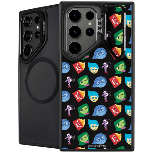 Disney Inside Out Character Pattern Galaxy S26 Ultra Kickstand Case