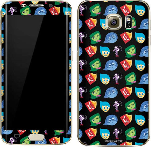 Disney Inside Out Character Pattern Galaxy S7 Edge Skin