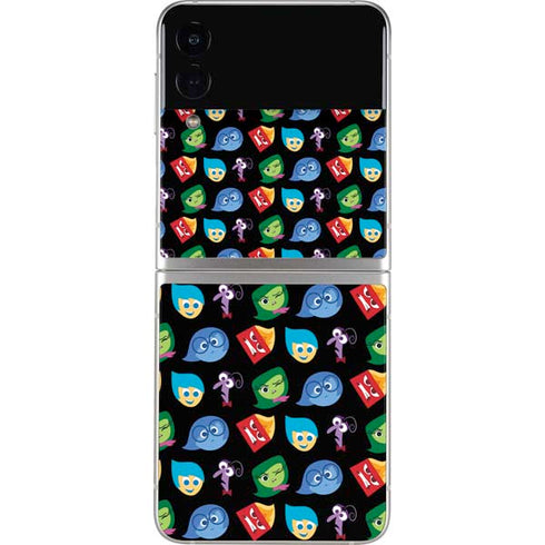 Disney Inside Out Character Pattern Galaxy Z Flip3 5G Skin