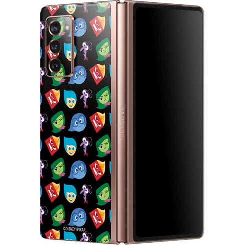 Disney Inside Out Character Pattern Galaxy Z Fold2 5G Skin