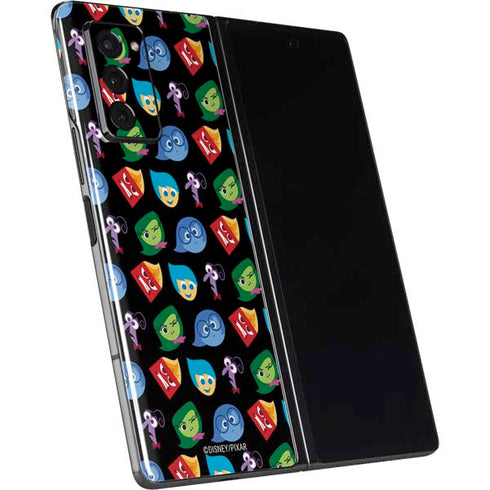 Disney Inside Out Character Pattern Galaxy Z Fold2 5G Skin