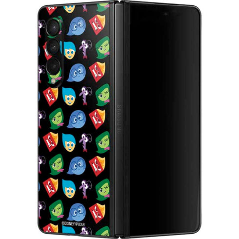 Disney Inside Out Character Pattern Galaxy Z Fold3 5G Skin