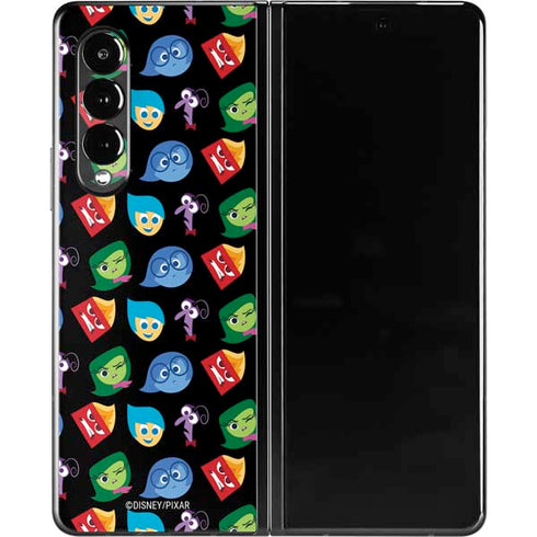 Disney Inside Out Character Pattern Galaxy Z Fold3 5G Skin