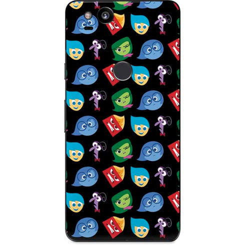 Disney Inside Out Character Pattern Google Pixel 2 Skin