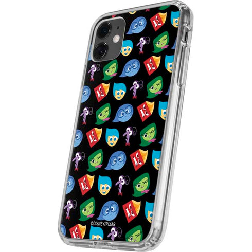 Disney Inside Out Character Pattern iPhone 11 Clear Case