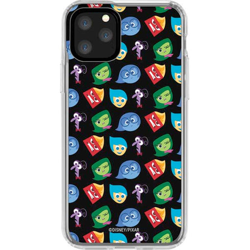 Disney Inside Out Character Pattern iPhone 11 Pro Clear Case