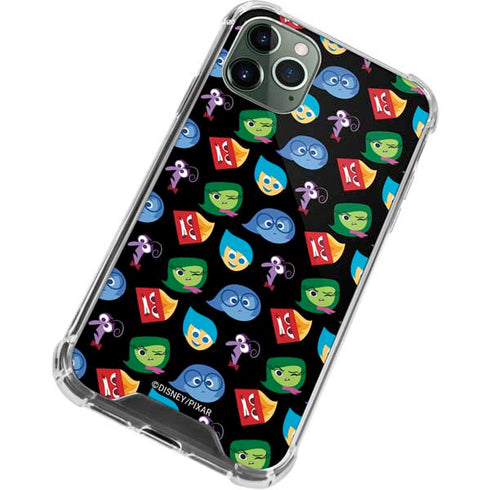 Disney Inside Out Character Pattern iPhone 11 Pro Max Clear Case