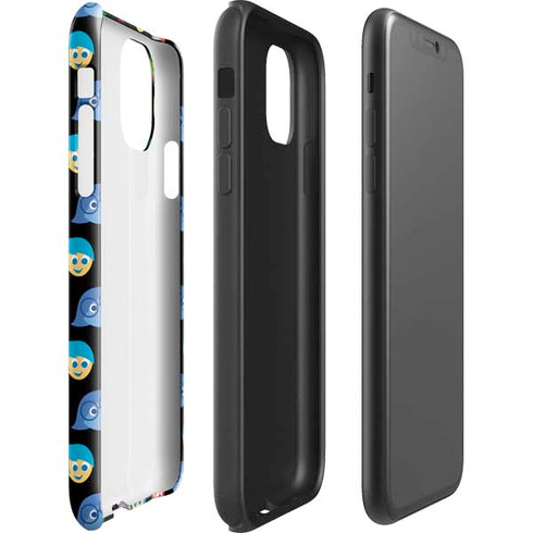 Disney Inside Out Character Pattern iPhone 11 Pro Max Impact Case