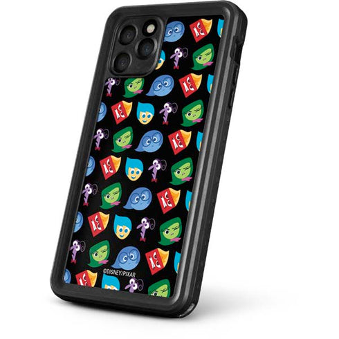 Disney Inside Out Character Pattern iPhone 11 Pro Waterproof Case