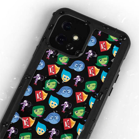 Disney Inside Out Character Pattern iPhone 12 Mini Waterproof Case