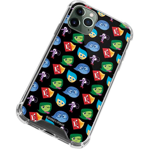 Disney Inside Out Character Pattern iPhone 12 Pro Clear Case