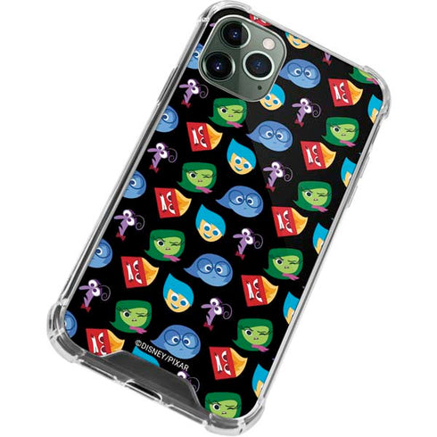 Disney Inside Out Character Pattern iPhone 12 Pro Max Clear Case