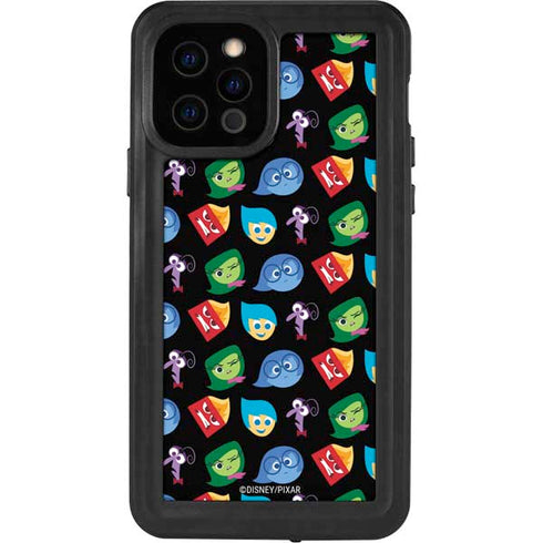 Disney Inside Out Character Pattern iPhone 12 Pro Waterproof Case