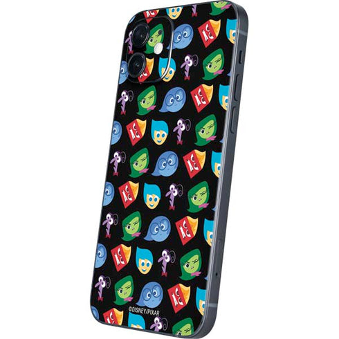 Disney Inside Out Character Pattern iPhone 12 Skin
