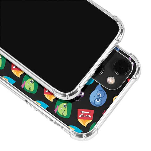 Disney Inside Out Character Pattern iPhone 13 Clear Case