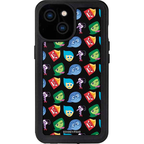 Disney Inside Out Character Pattern iPhone 13 Mini Waterproof Case