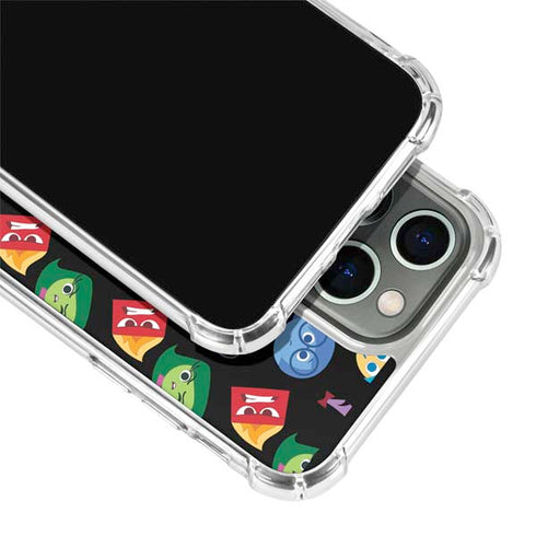 Disney Inside Out Character Pattern iPhone 14 Pro Clear Case