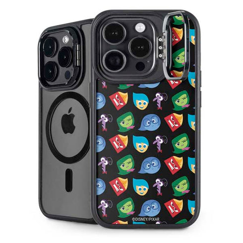 Disney Inside Out Character Pattern iPhone 14 Pro Max Kickstand Case