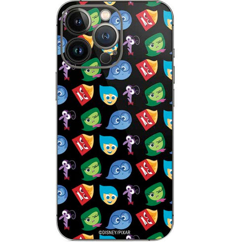 Disney Inside Out Character Pattern iPhone 14 Pro Skin