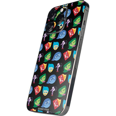 Disney Inside Out Character Pattern iPhone 14 Pro Skin