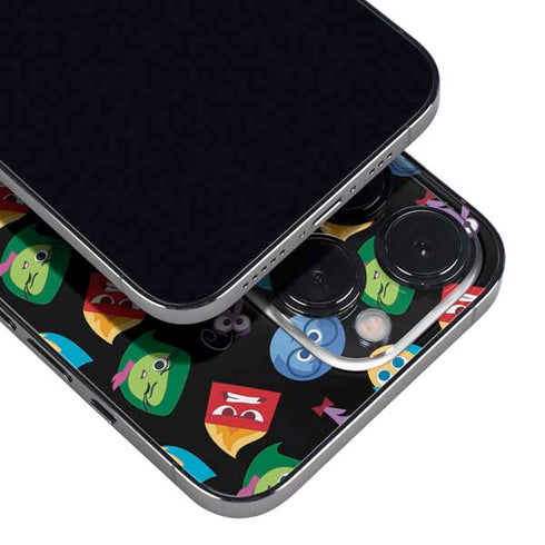 Disney Inside Out Character Pattern iPhone 14 Pro Skin