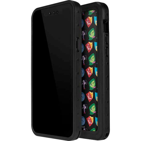 Disney Inside Out Character Pattern iPhone 14 Pro Waterproof Case