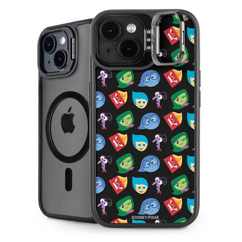 Disney Inside Out Character Pattern iPhone 15 Kickstand Case