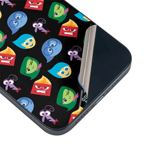 Disney Inside Out Character Pattern iPhone 15 Plus Skin