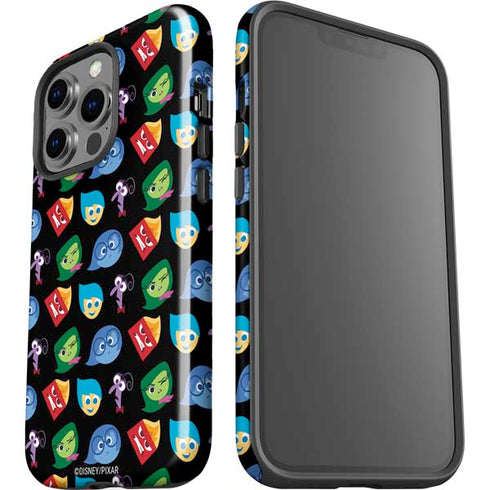 Disney Inside Out Character Pattern iPhone 15 Pro Impact Case